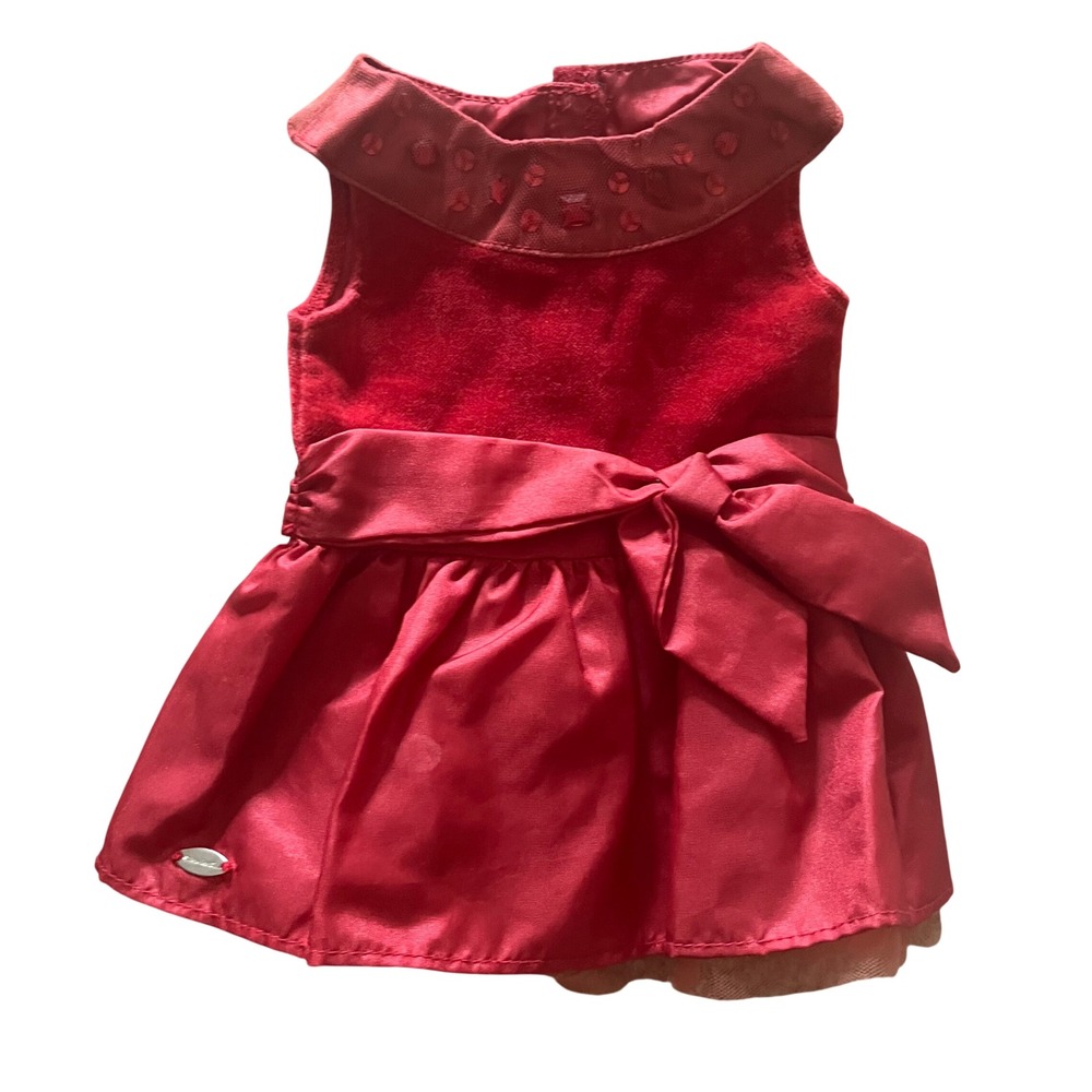 American Girl Doll Joyful Jewels Red Party Dress Holiday 18 Inch Doll Outfit